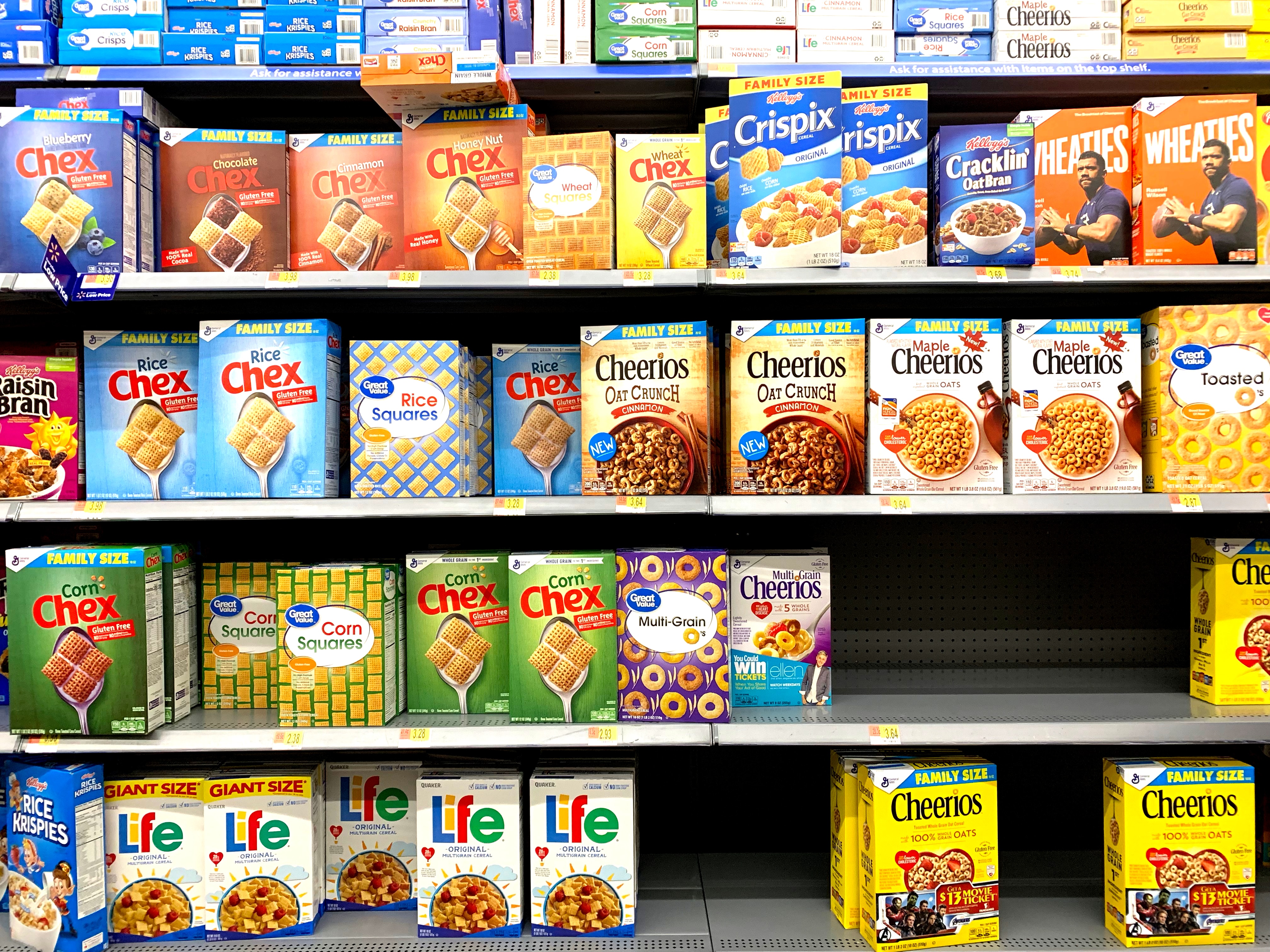 image of cereal aisle