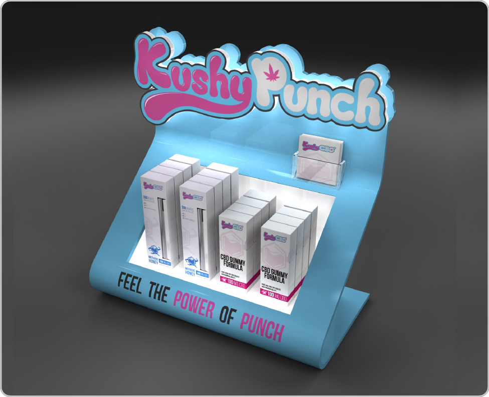 Kushy Punch — Countertop Display