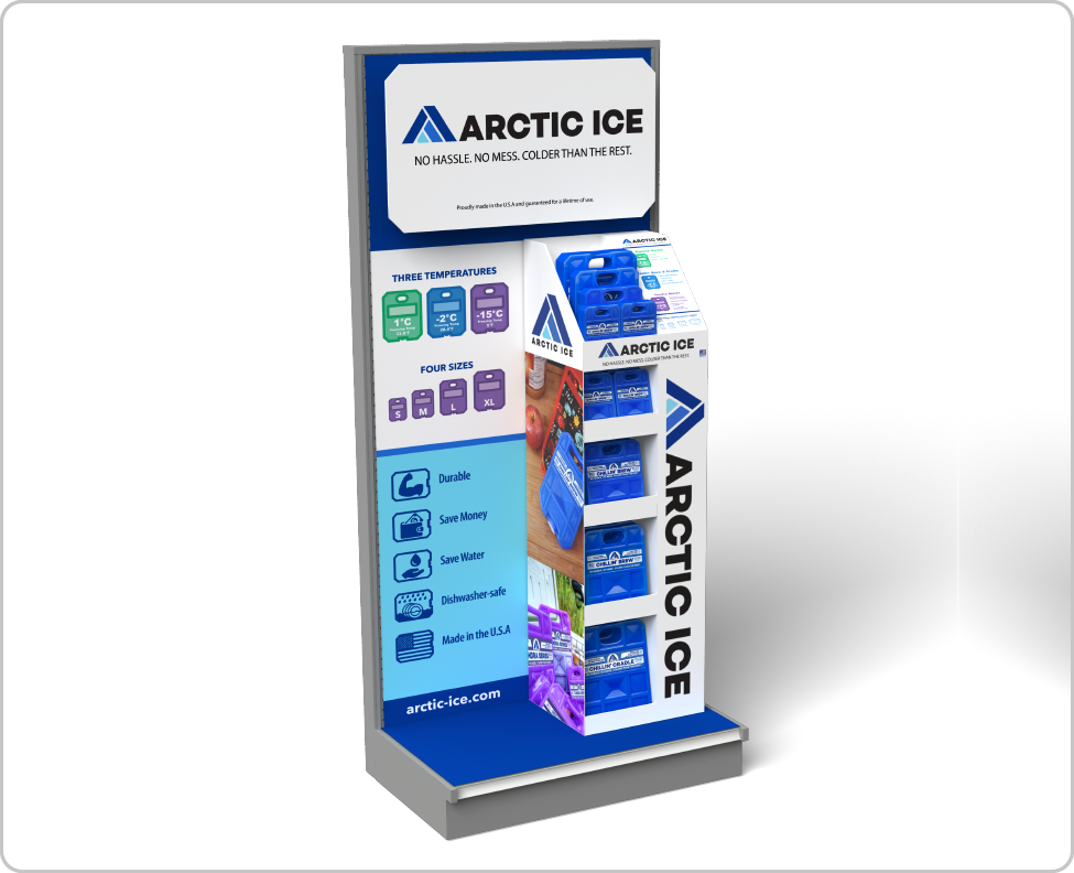 Arctic Ice — End Cap Display
