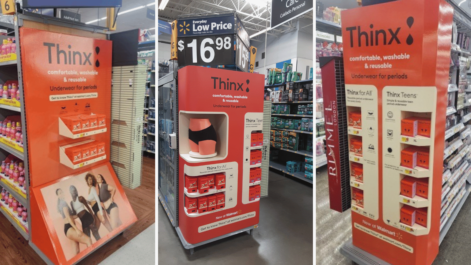 Thinx® by Kimberly-Clark Corporation — End Cap Display